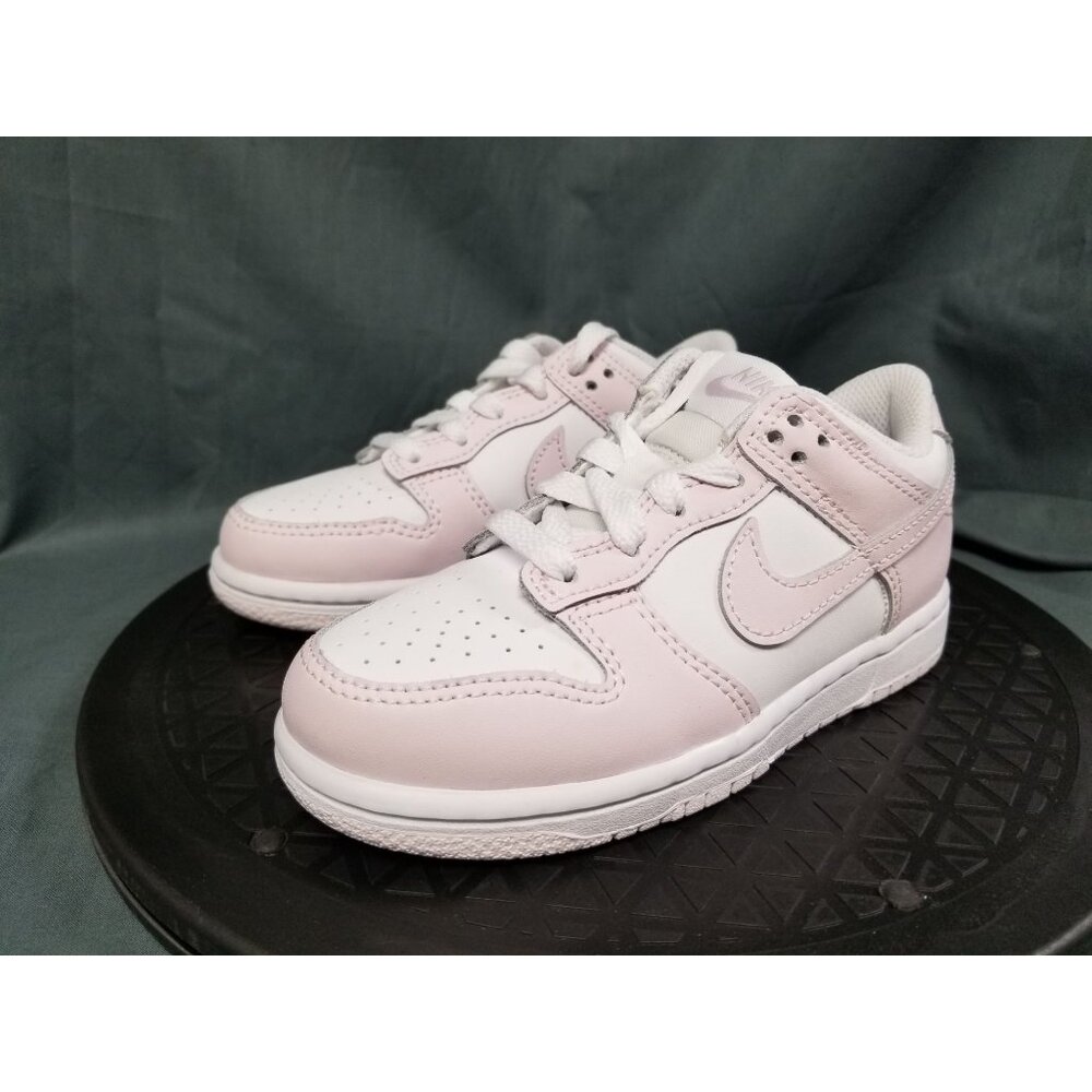Nike Dunk Low White Light Violet (PS) Girls Size 11c NEW IN BOX! - Picture 4 of 13